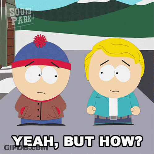 South Park Characters Saying Yeah But How GIF