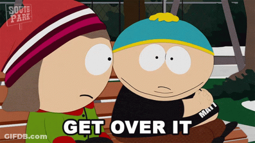 South Park Characters Sitting On Bench GIF