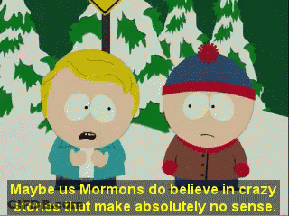 South Park Characters Standing In A Line GIF
