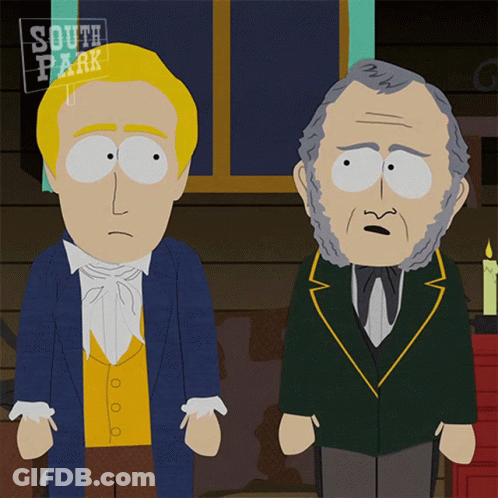 South Park Characters Standing In Dark Room GIF