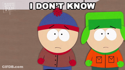 South Park Characters Standing Together GIF