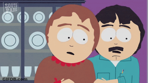 South Park Characters Standing Together GIF