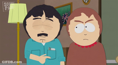 South Park Characters Standing Together GIF