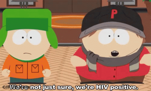 South Park Characters Talking HIV GIF