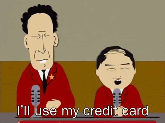 South Park Credit Card GIF