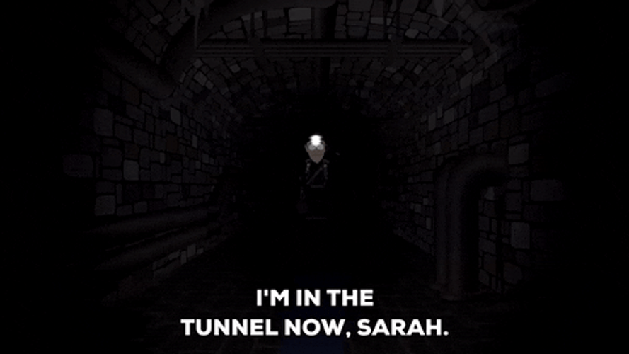 South Park Dark Train Tunnel GIF