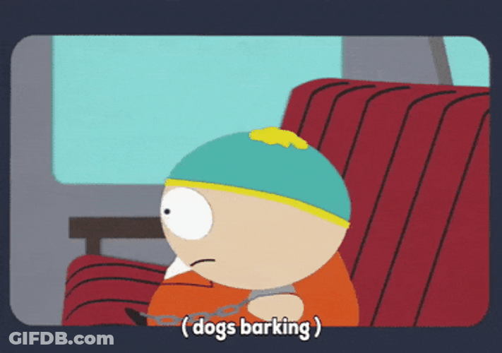South Park Dog Barking Sound GIF