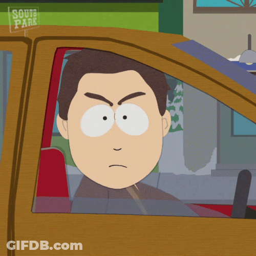 South Park Driver Spit GIF