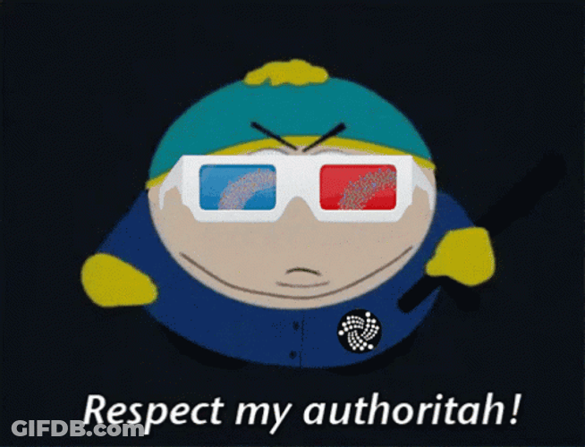 South Park Eric 3D Sunglasses Respect My Authority GIF
