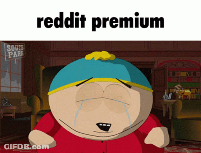 South Park Eric Cartman Crying Reddit Premium GIF