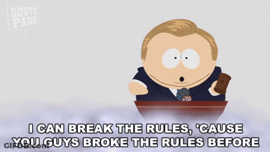 South Park Eric Cartman I Can Break Rules GIF