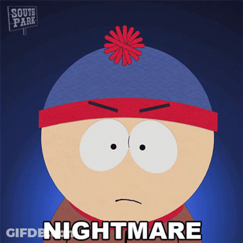 South Park Eric Cartman Nightmare GIF