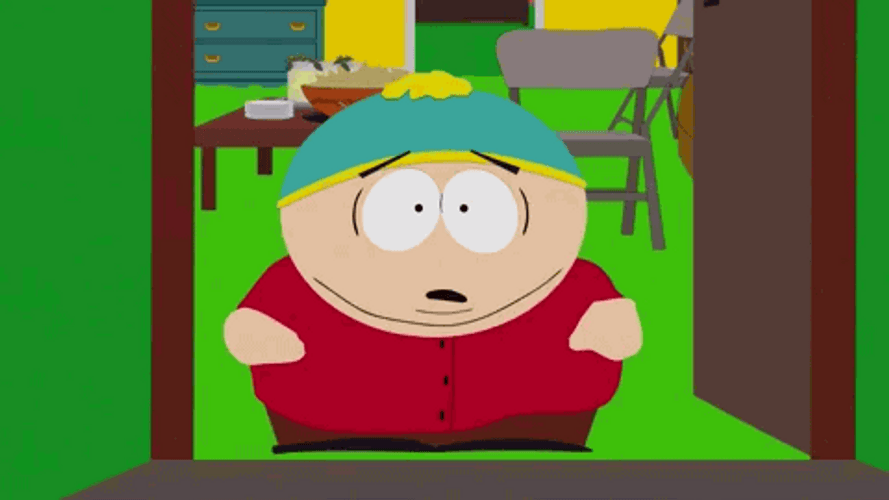 South Park Eric Cartman Slamming Door GIF
