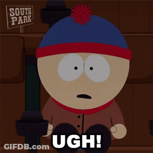 South Park Eric Disgusted Ugh GIF