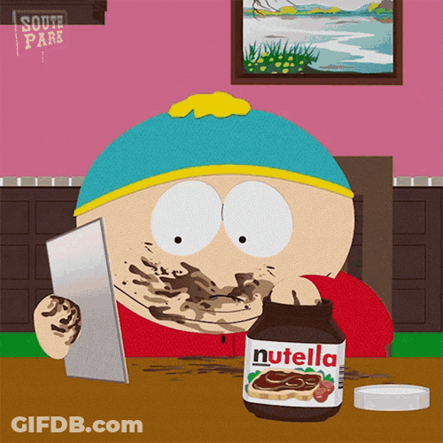 South Park Eric Eating Nutella GIF