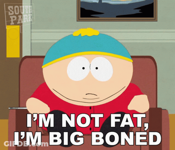 South Park Eric Not Fat Big Boned GIF