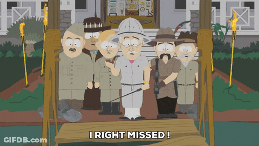 South Park Gin Shot Bad Aim GIF