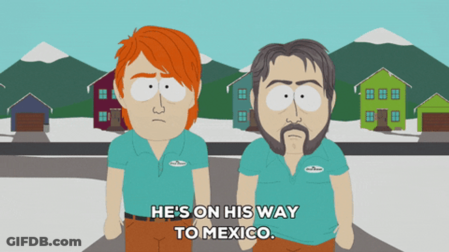 South Park Guys Talking Outside GIF