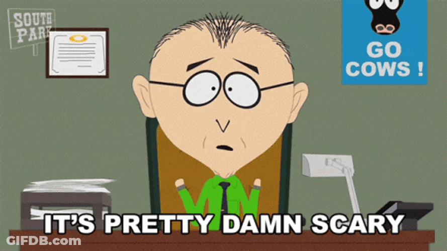 South Park It's Pretty Damn Scary Spooky Scene GIF