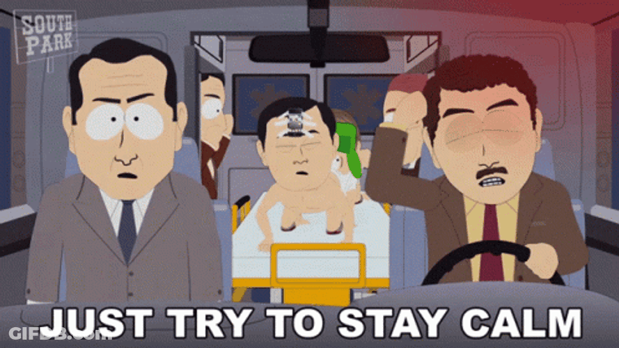 South Park Just Try To Stay Calm GIF