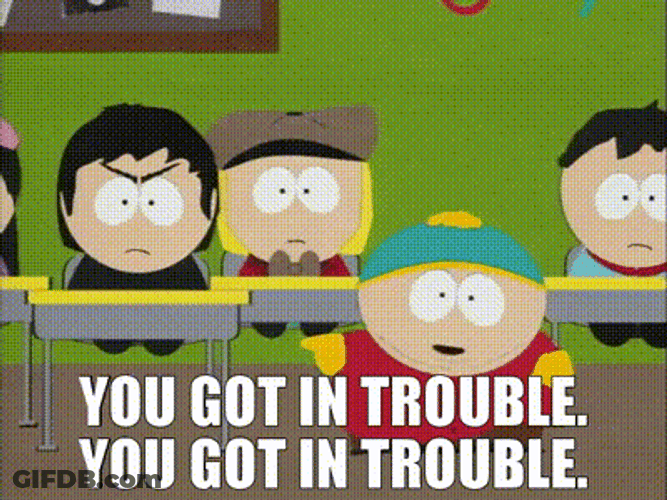South Park Just When I Thought I Was Out GIF
