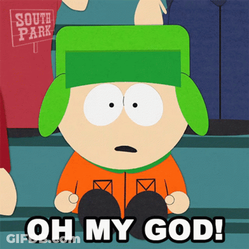 South Park Kyle Oh My God! GIF