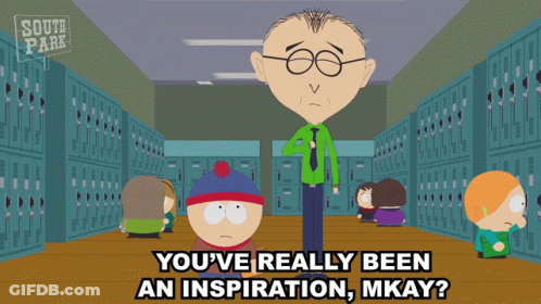 South Park Man In Green Tie GIF