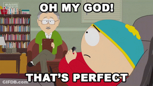 South Park Man Talking On Cell Phone GIF