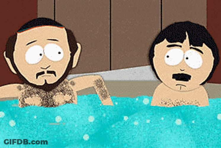 South Park Men Bathtub GIF