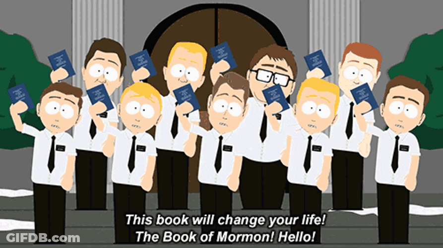 South Park Mormon Life Changing Book GIF