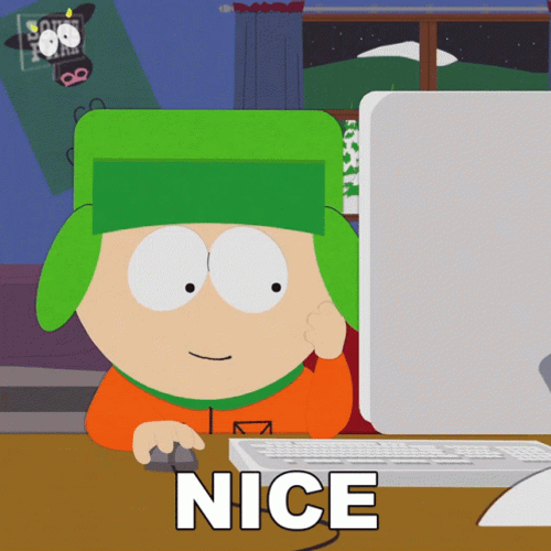South Park Nice  Kyle Broflovski GIF
