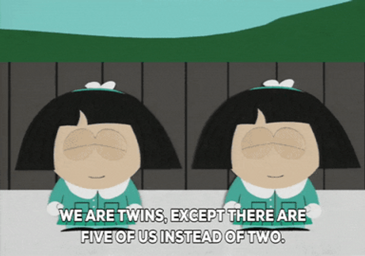 South Park Party Birthday Twins GIF