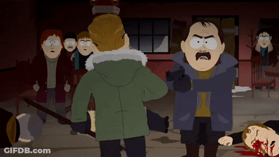 South Park PC Principal Stabbing Randy Marsh GIF