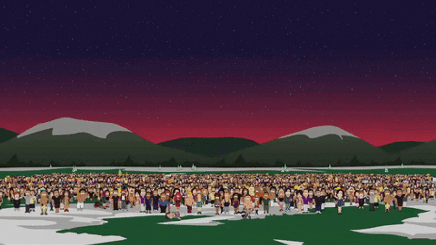 South Park Plane Crash And Burn GIF