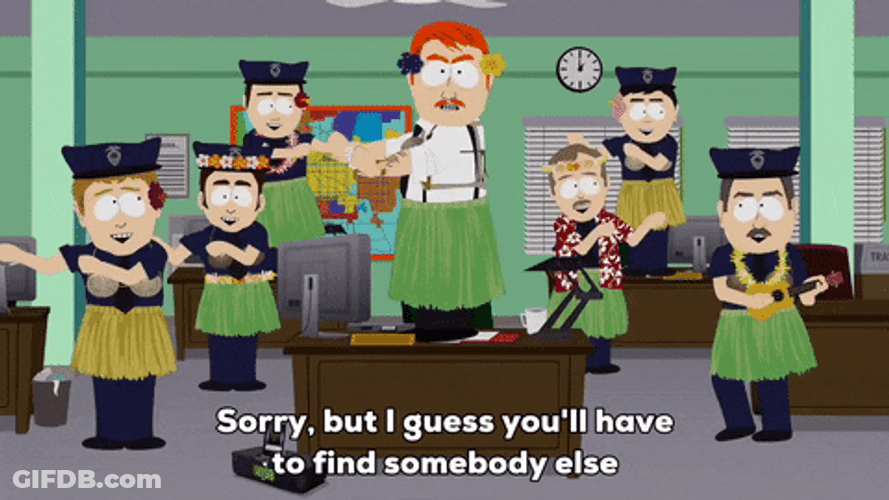 South Park Police Party Dance Mini Skirt GIF