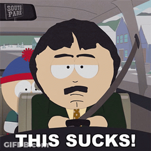South Park Randy Marsh Driving This Sucks GIF