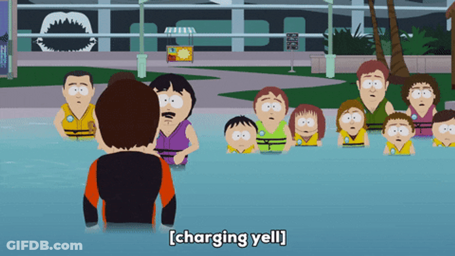 South Park Residents Got Surprised Charge GIF