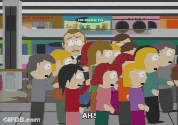 South Park Riot Starting GIF