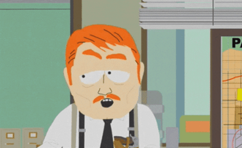 South Park Sergeant Yates Noice GIF