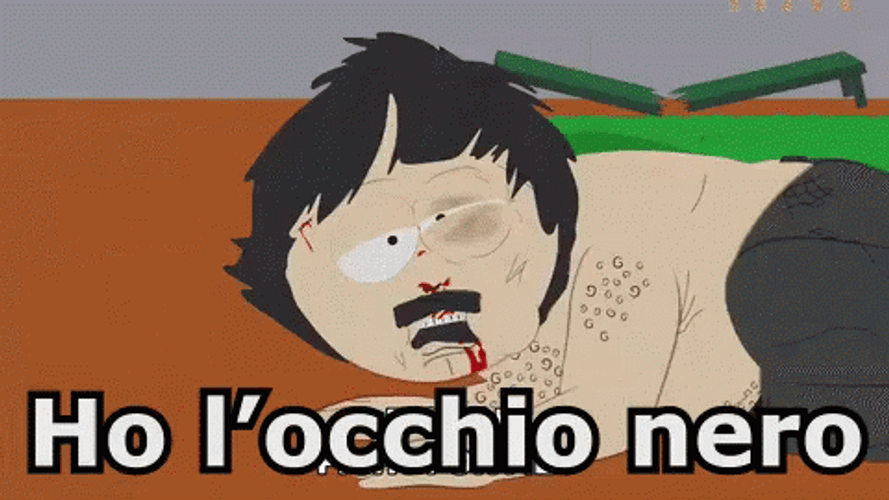 South Park Series Randy Marsh Black Eye GIF