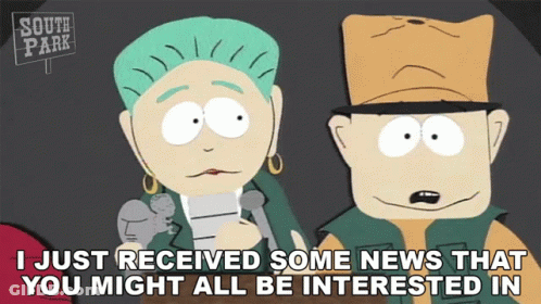 South Park Sign Cartoon GIF