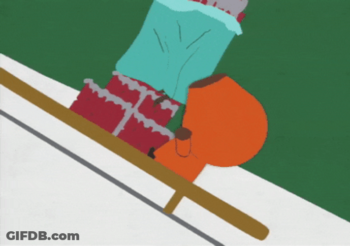 South Park Sliding Kenny GIF