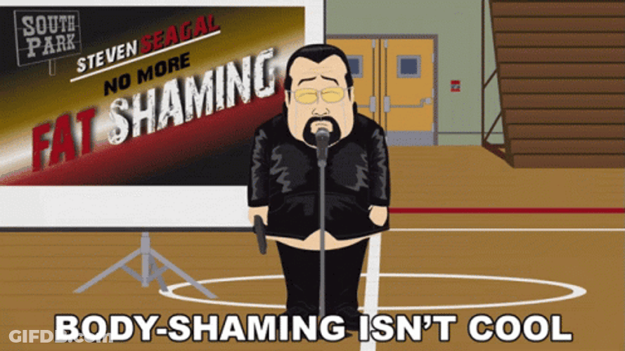South Park Steven Seagal Body Shaming GIF