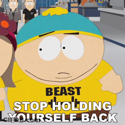 South Park Stop Holding On Yourself Back GIF