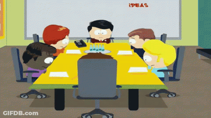South Park Team Brainstorming GIF