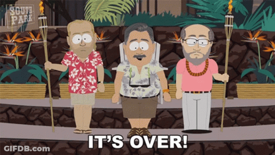 South Park Team Its Over GIF