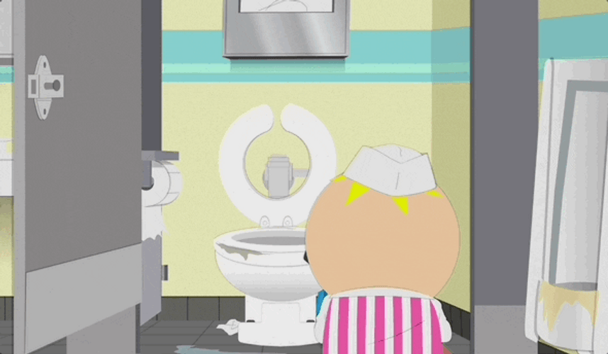 South Park Toilet Flushing GIF