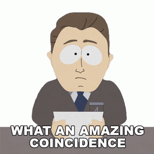 South Park Tom Pusslicker Reports Amazing Coincidence GIF
