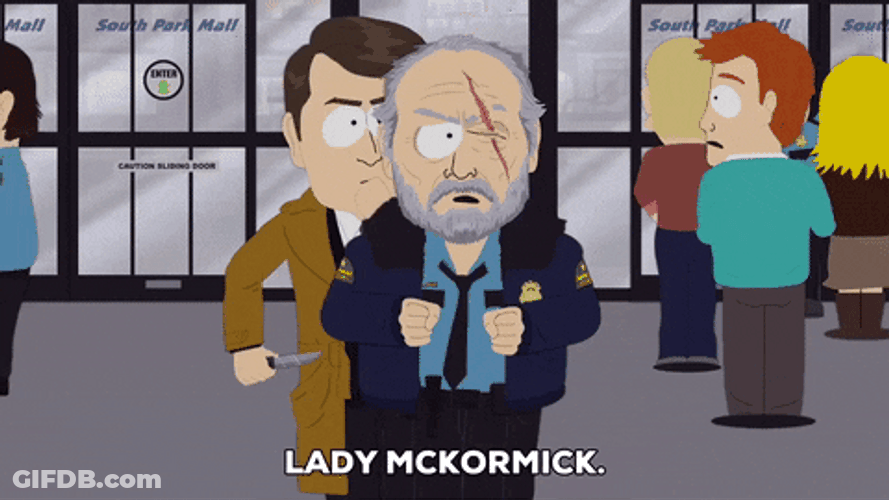 South Park Tom Shane Stabbing Black Friday GIF