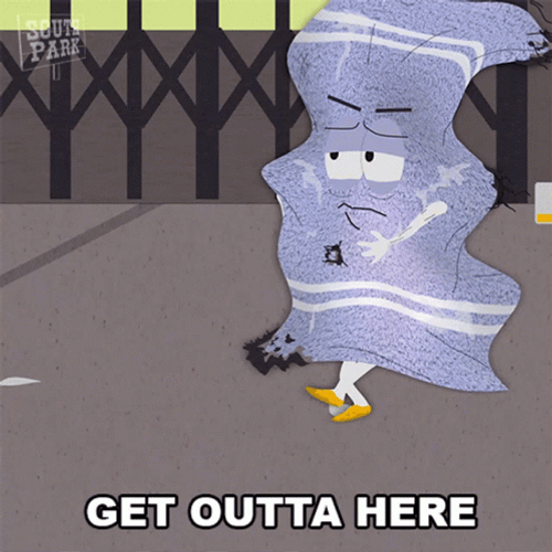 South Park Walking Get Me Outta Here GIF